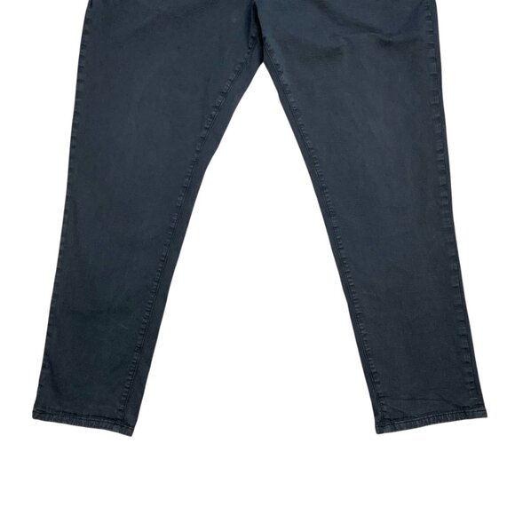 Marine Layer Mens Saturday Slim Straight Twill Pant 2XL XXL China Blue Organic - Picture 9 of 12